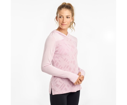 Tenis Saucony Ramble Long Sleeve Mujer Tops Ropa Dawn Rosas México MX-912-RN